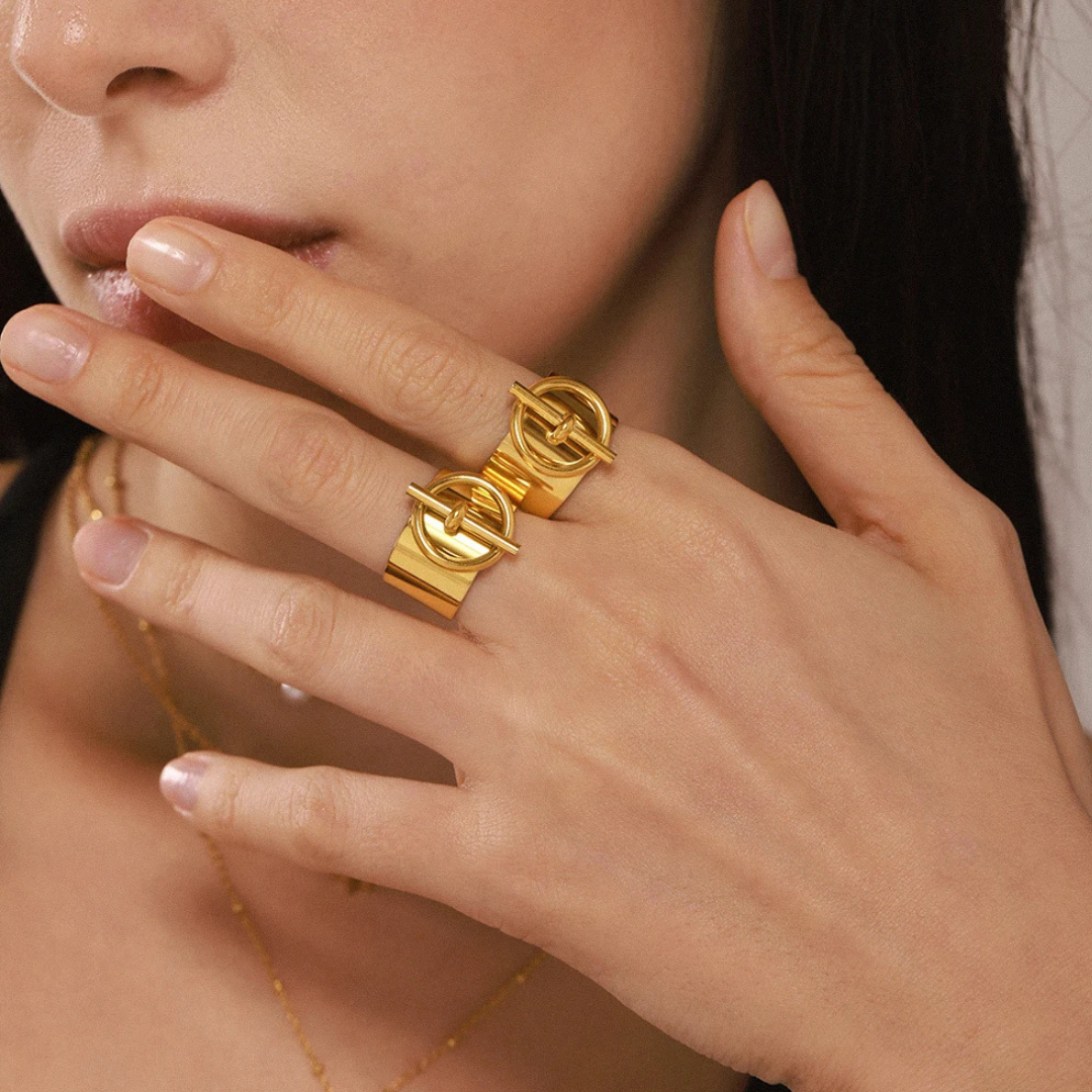 Élise Ring 18K Gold Plated