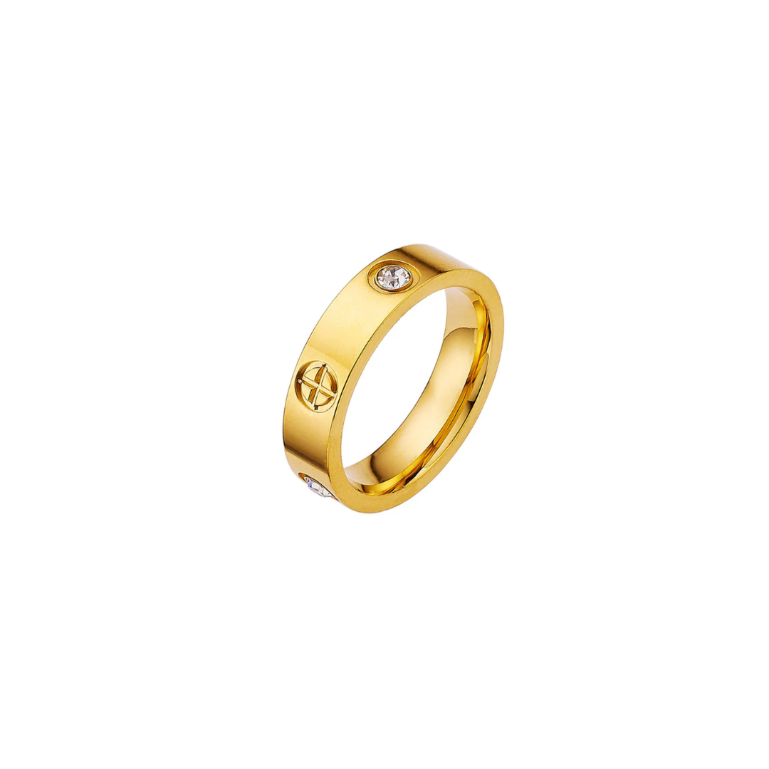 Classic Inspiration Ring 18k Gold Plated
