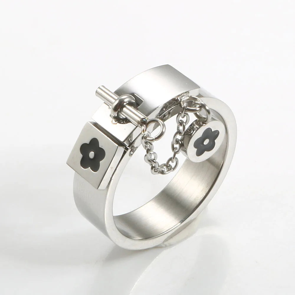 18K Gold Plated Charm Ring