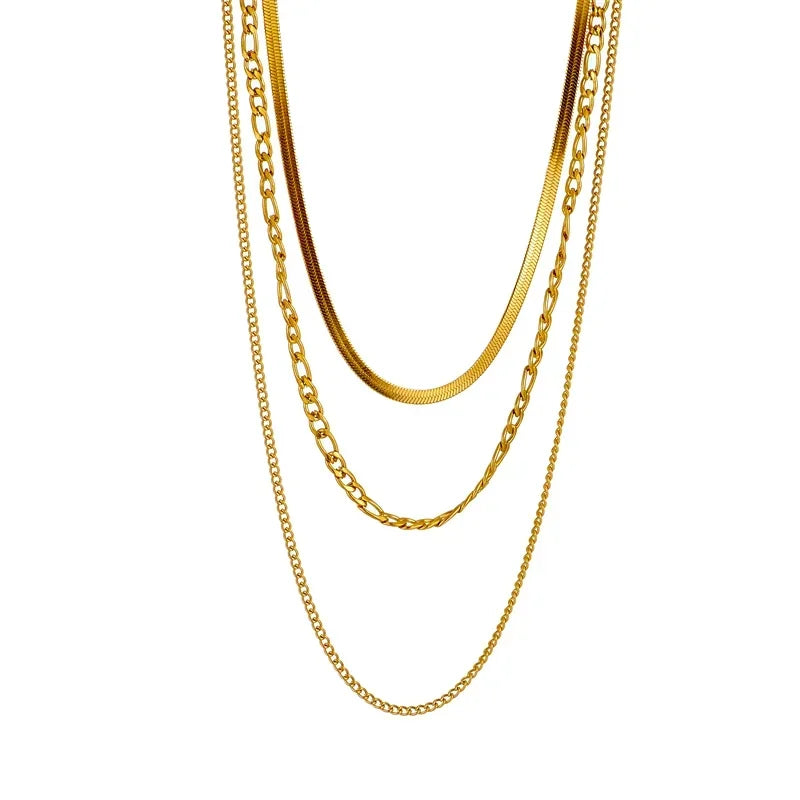 18k Gold Plated Chain Mix