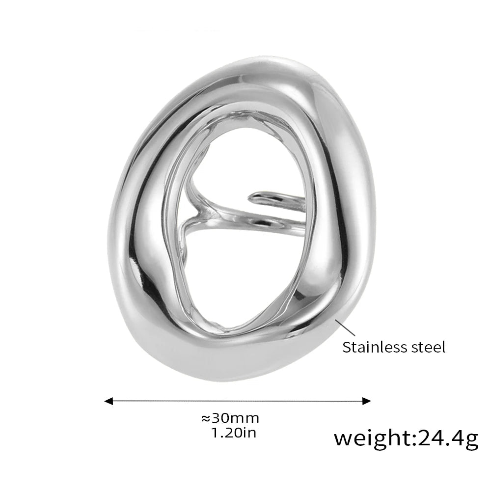 Nivora Openwork Ring 18K Gold Plated