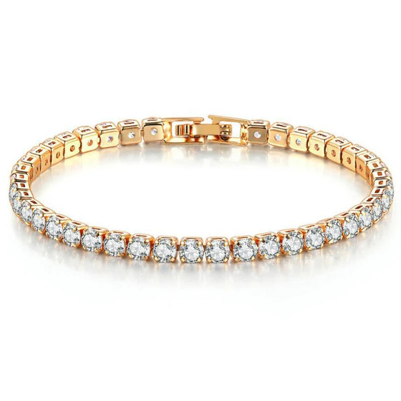 Riviera Bracelet Plated in 18k Gold