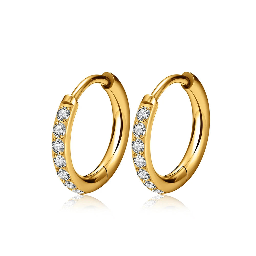 Arielle Hoop Earrings 18K Gold Plated