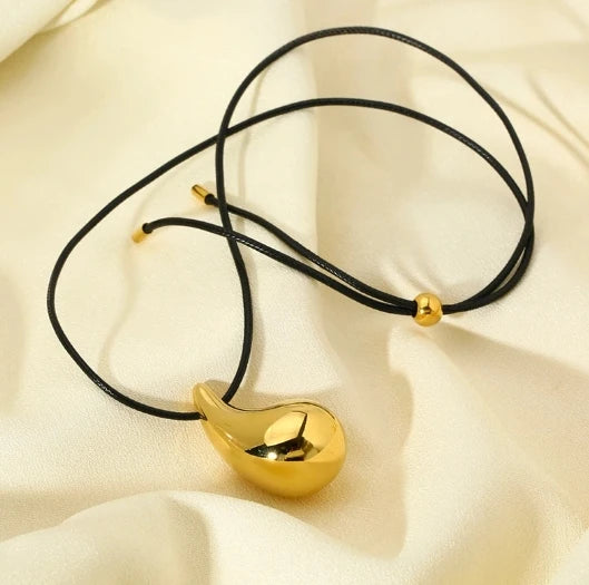 Muse Suede Drop Necklace