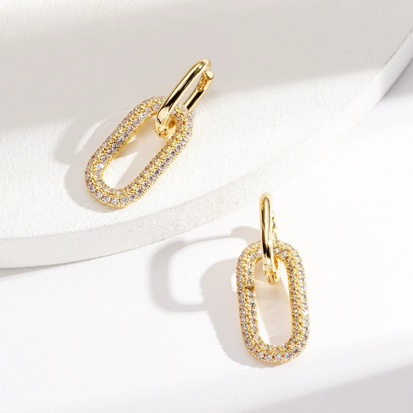 18K Gold Plated Hoop Earrings