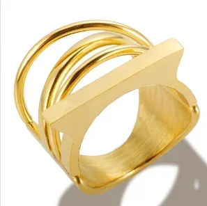 Haute Ring Plated in 18K Gold