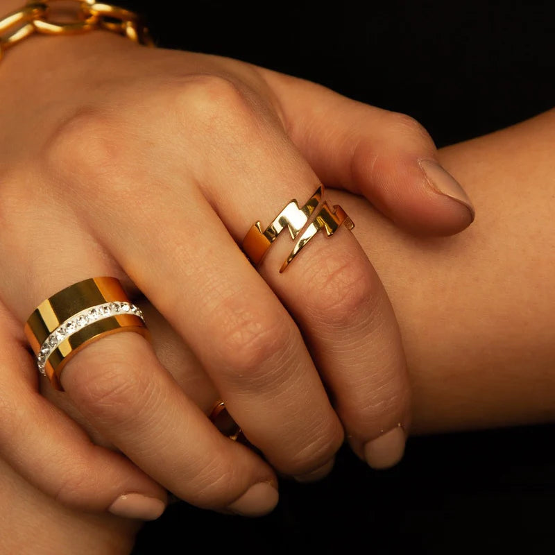 Liguria Ring 18K Gold Plated
