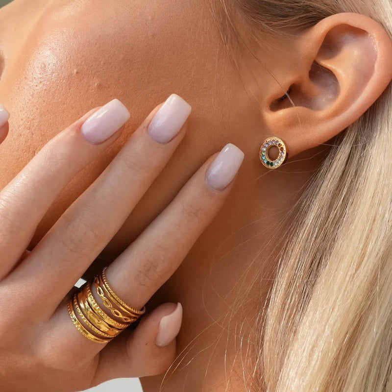 18k Gold Plated Adjustable Royale Ring