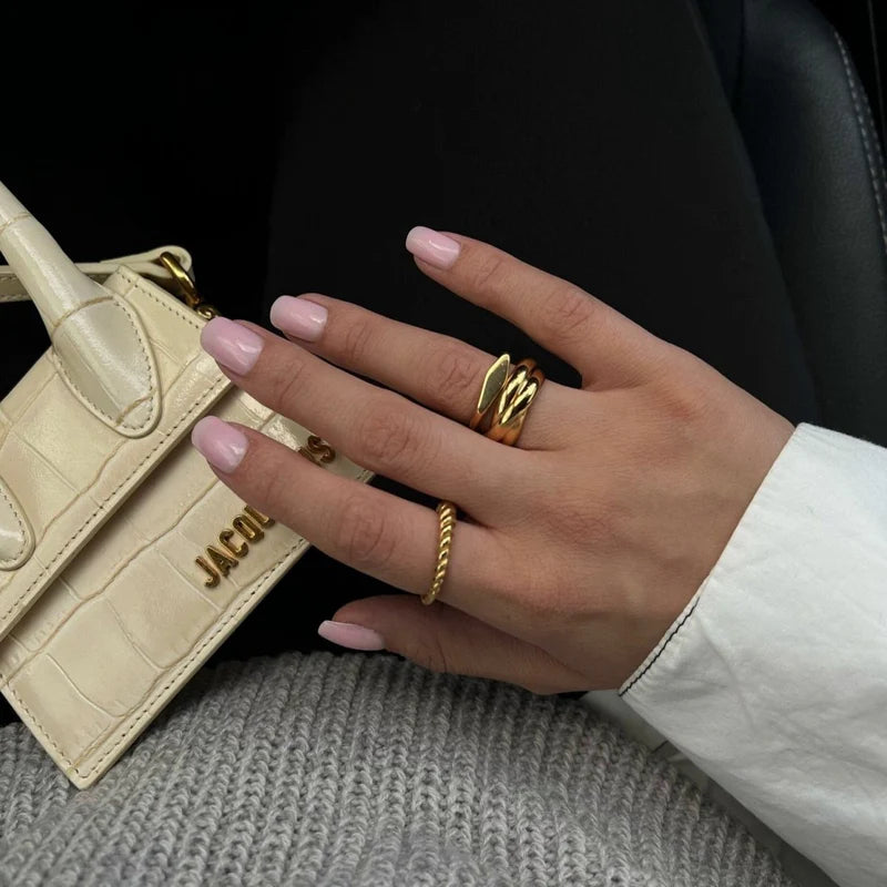 18K Gold Plated Trinity Ring