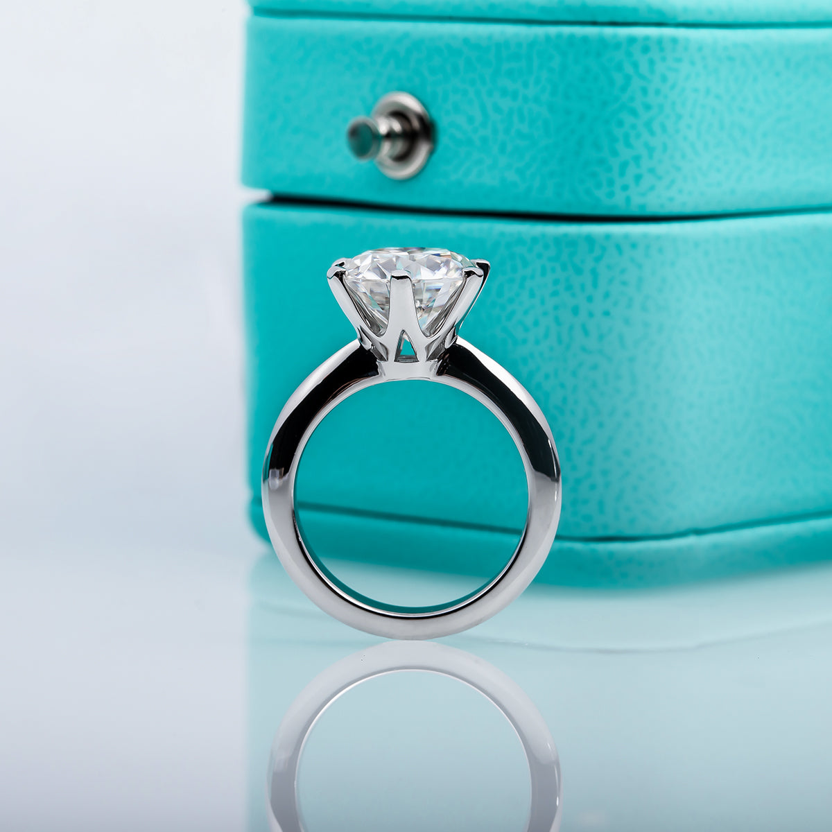 Moissanite Rings 6 Prongs Classic