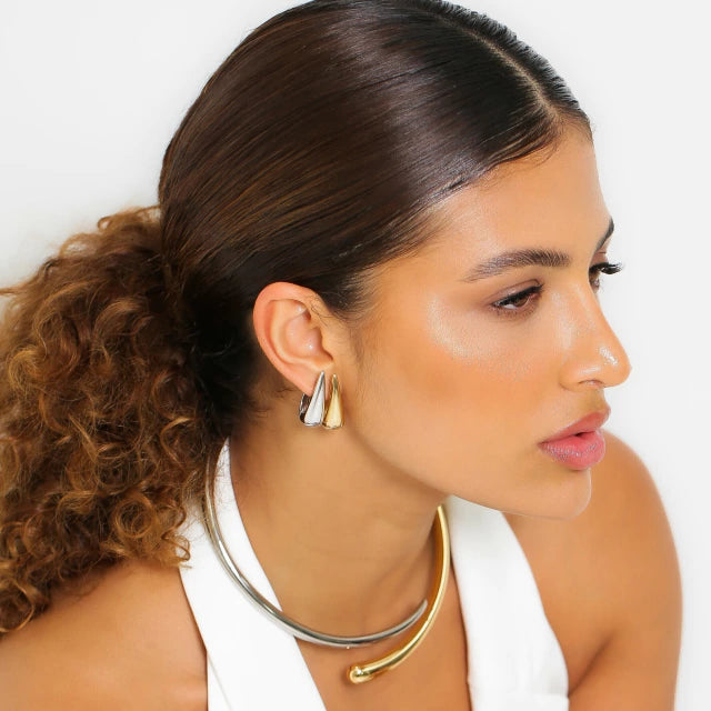 Bold Silver Choker