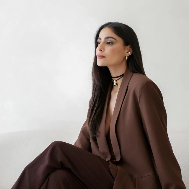 Muse Suede Drop Necklace