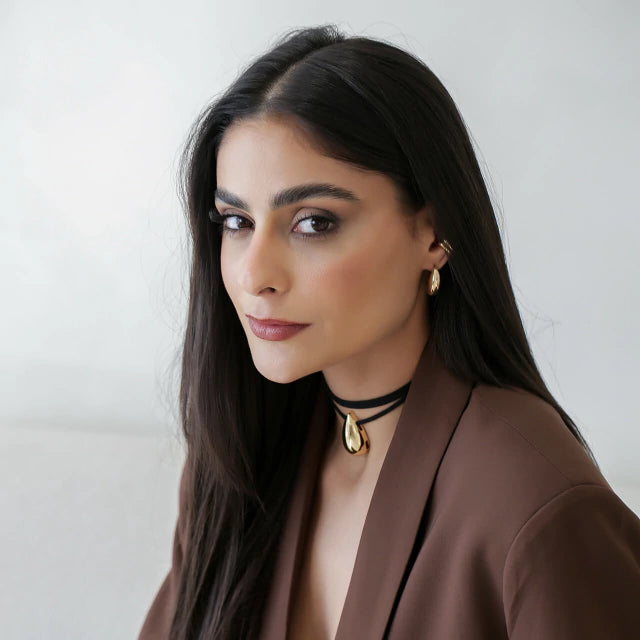 Muse Suede Drop Necklace