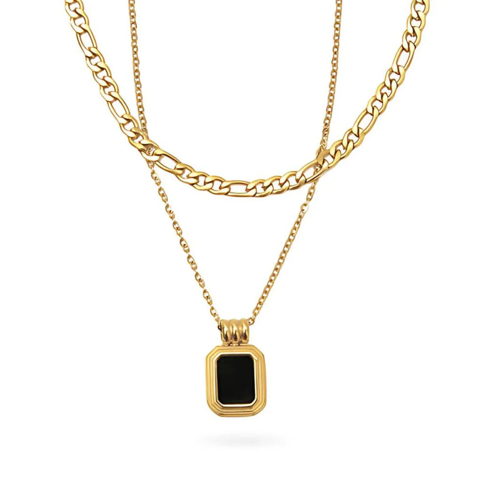 Aurora Necklace Mix 18K Gold Plated