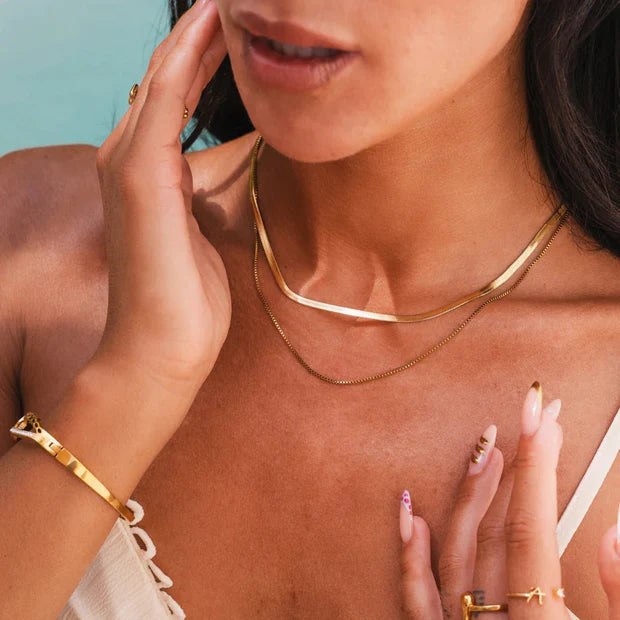 Essentials Necklace Mix 18K Gold Plated