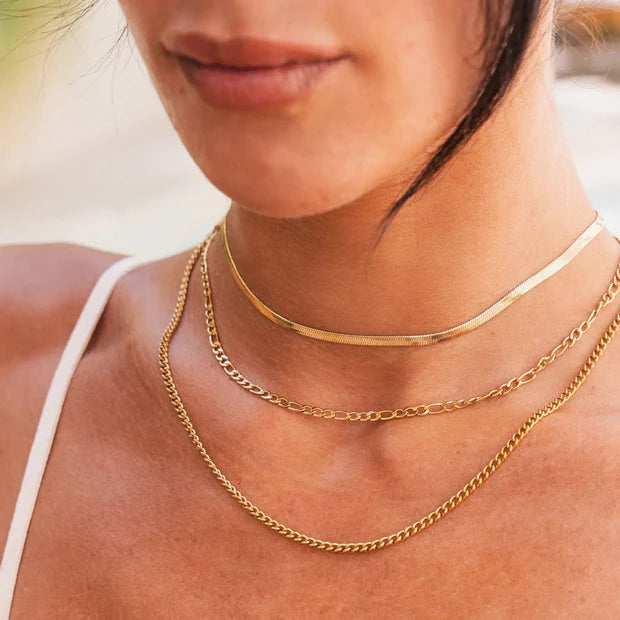 18k Gold Plated Chain Mix