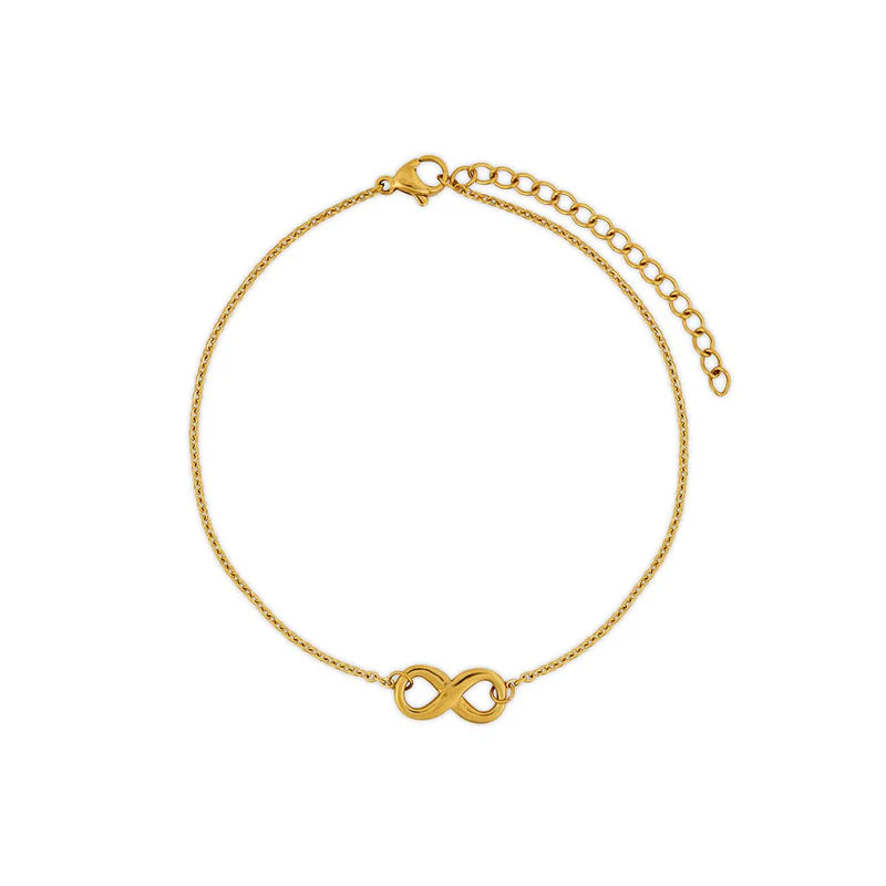 18K Gold Plated Infinity Anklet
