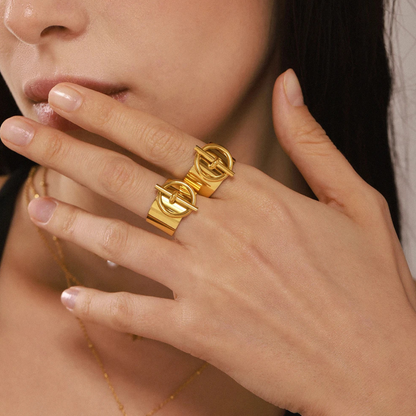 Élise Ring 18K Gold Plated