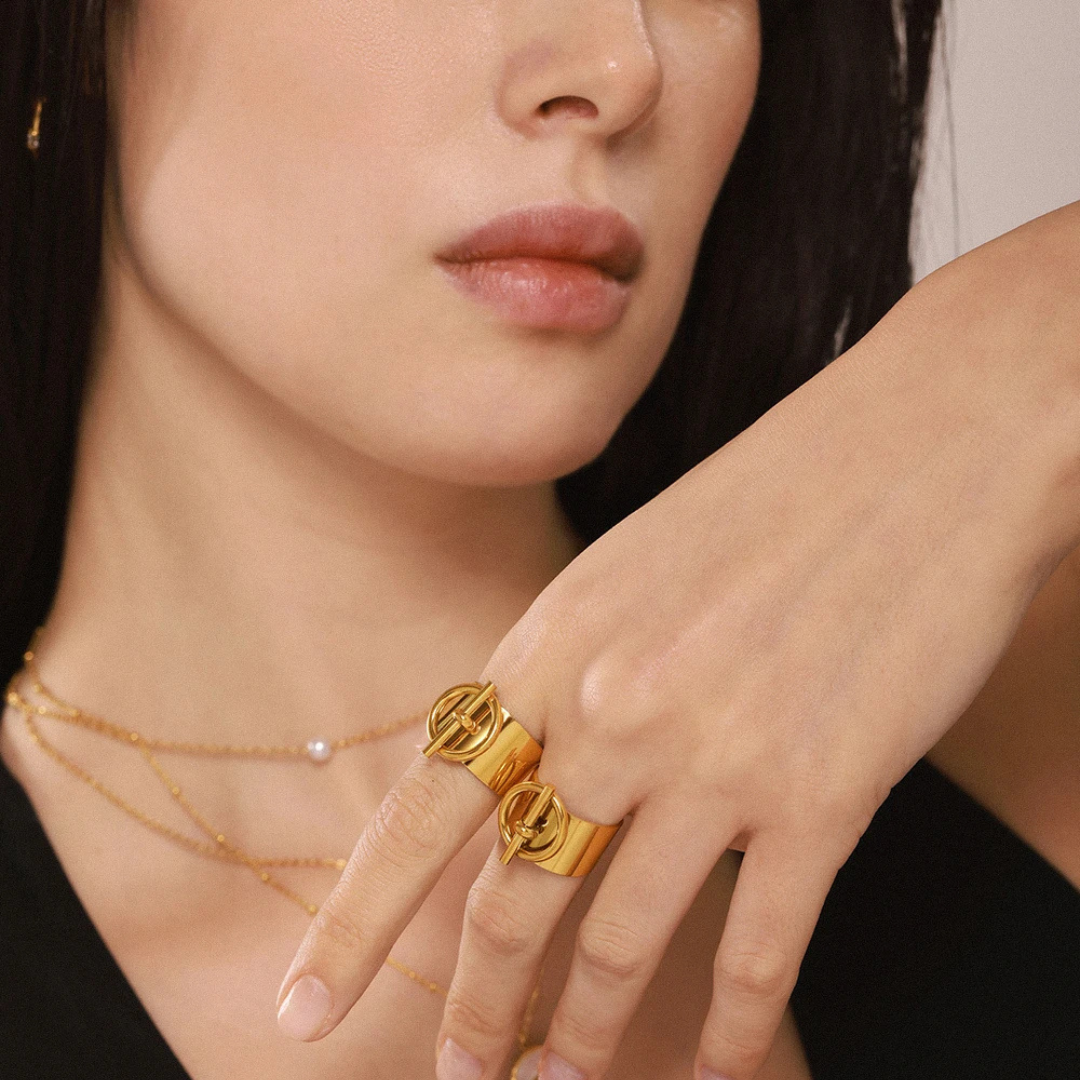 Élise Ring 18K Gold Plated