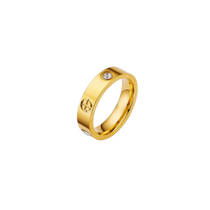 Classic Inspiration Ring 18k Gold Plated