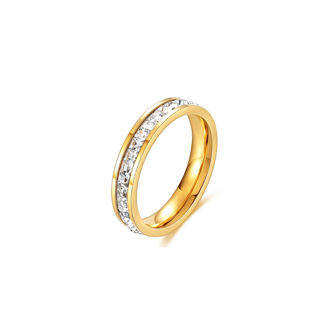 18K Gold Plated Brilliant Ring
