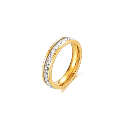 18K Gold Plated Brilliant Ring