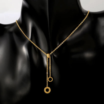 Athenas Tie Necklace 18k Gold Plated