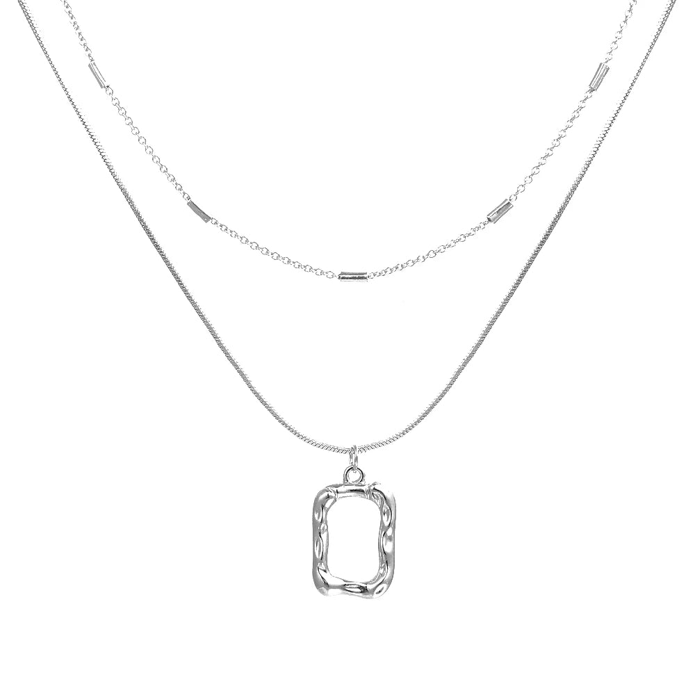 Mix of Abstract Pendant Necklaces Plated in 18K Gold