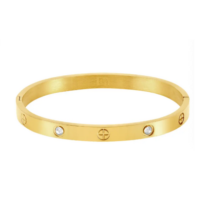 Glamour Stones Bracelet 18k Gold Plated