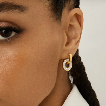 Glow Earrings Plated in 18k Gold