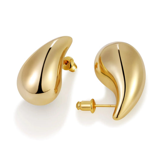 18k Gold Plated Glamour Drop Earrings