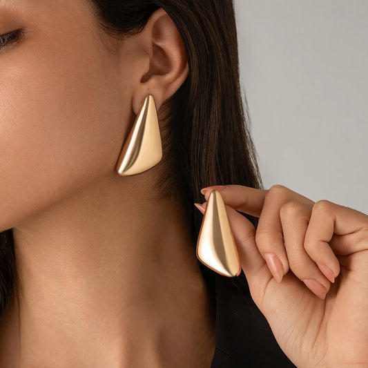 Punk Vintage Gothic Earrings 18K Gold Plated