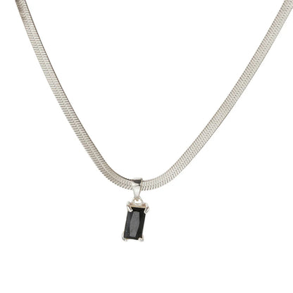 Riviera Mesh Pendant Necklace 18k Gold Plated
