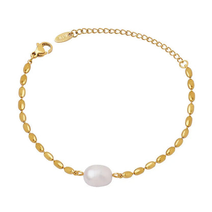 Persia Pearl Bracelet 18k Gold Plated