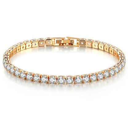 Riviera Bracelet Plated in 18k Gold