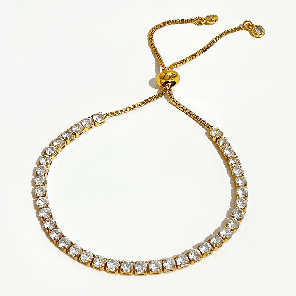 Riviera Puket Adjustable Bracelet 18k Gold Plated