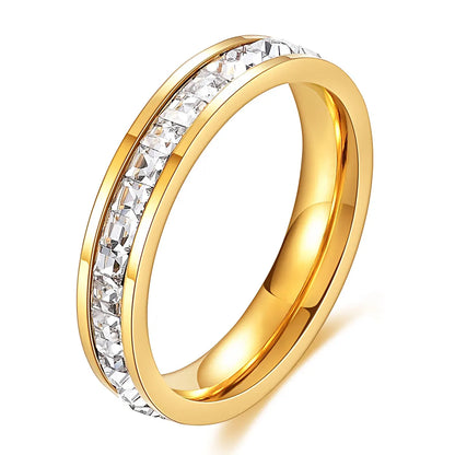 18K Gold Plated Brilliant Ring