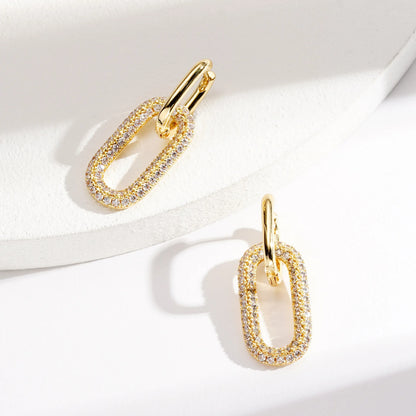 18K Gold Plated Hoop Earrings