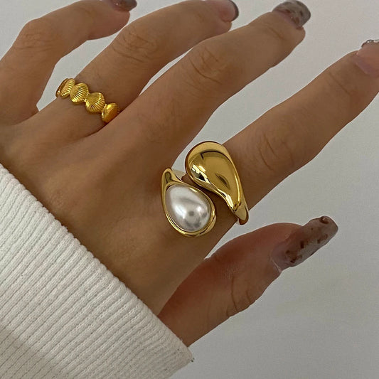 18K Gold Plated Vintage Statement Ring
