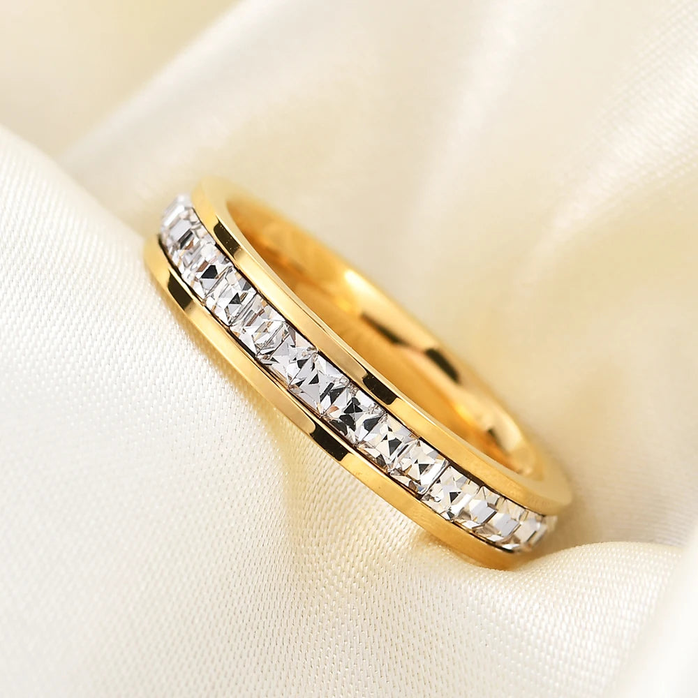 18K Gold Plated Brilliant Ring