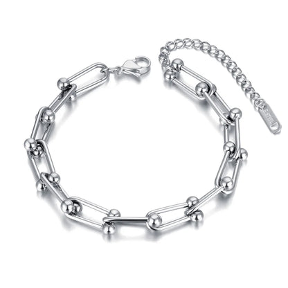 Intertwined Inspiration Link Bracelet 18K Gold Plated