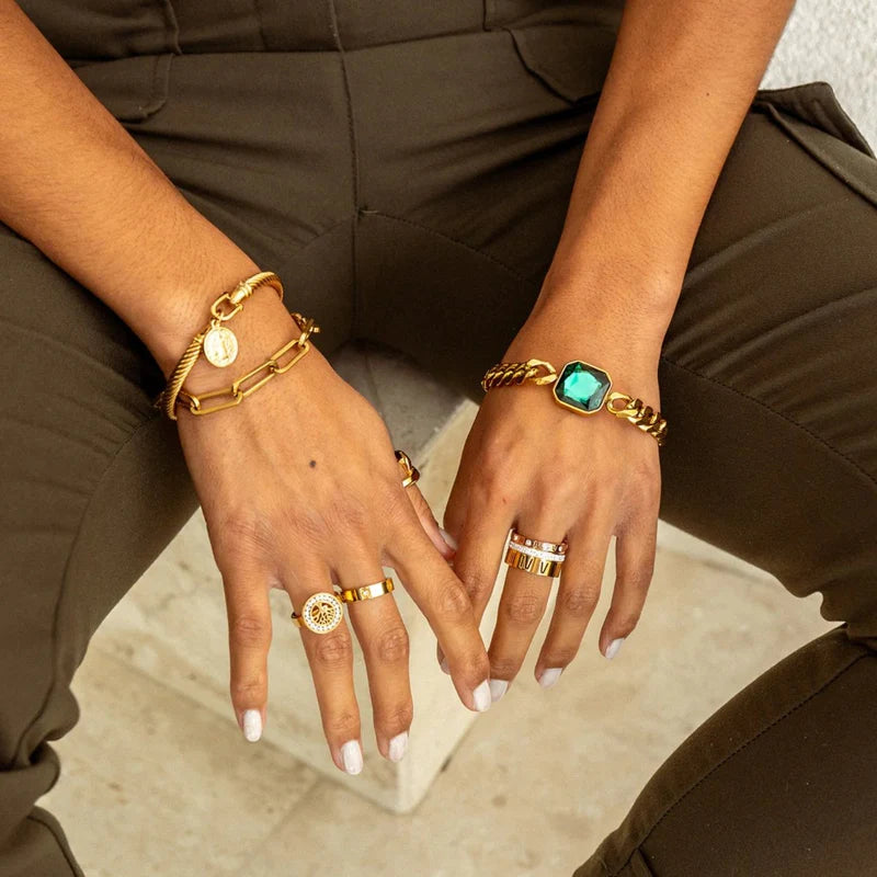 Classic Inspiration Ring 18k Gold Plated