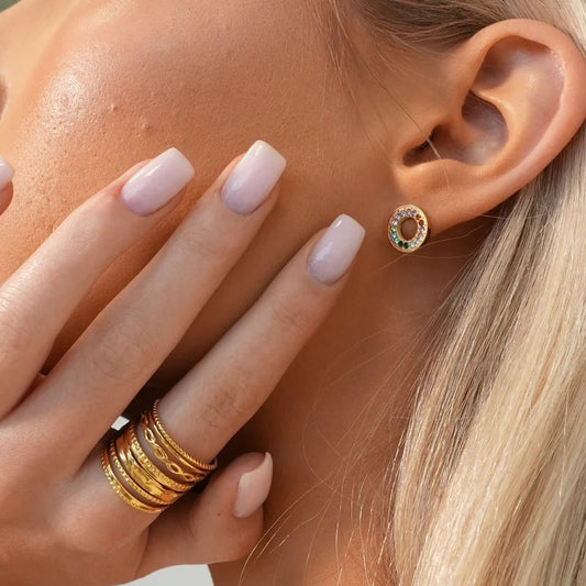 18k Gold Plated Adjustable Royale Ring