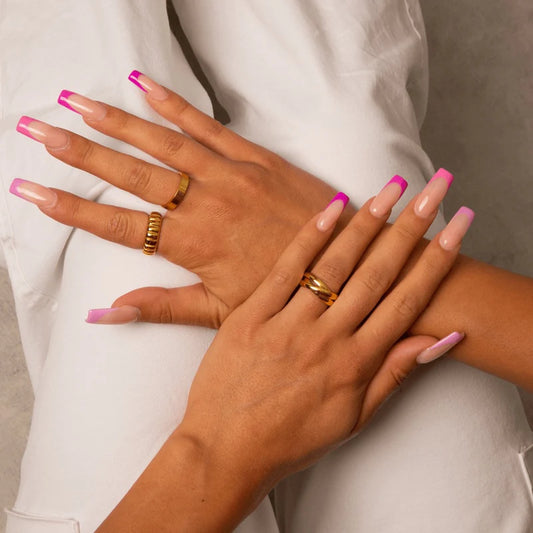 18K Gold Plated Trinity Ring