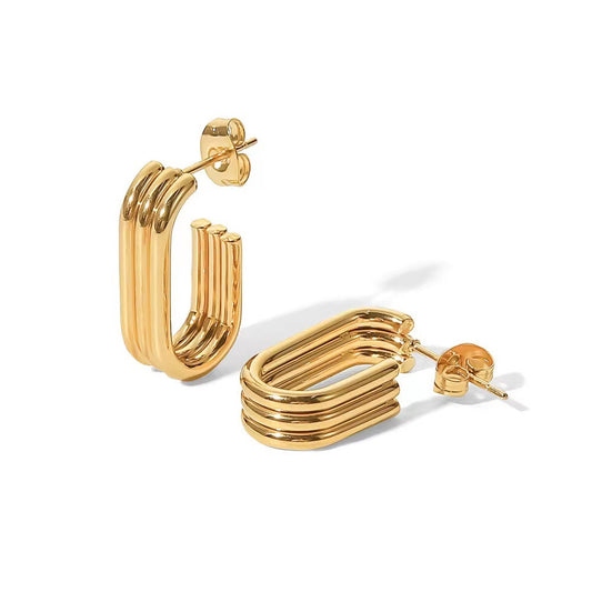 Monbella Earrings Plated in 18k Gold