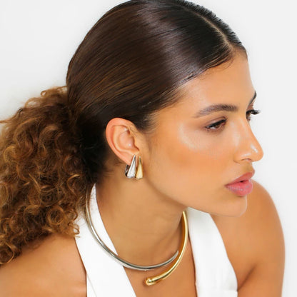 Bold Silver Choker
