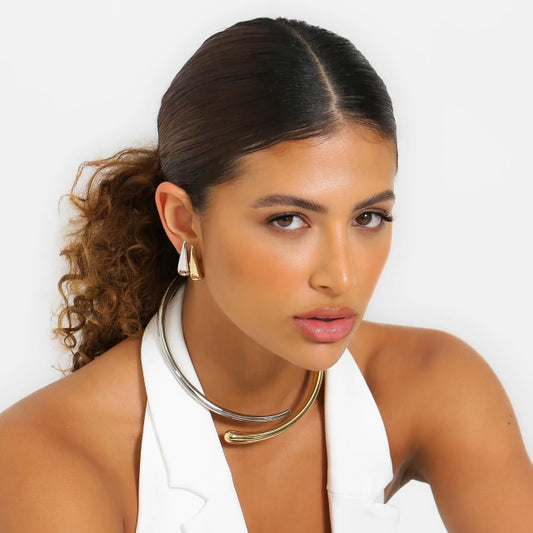 Bold Silver Choker