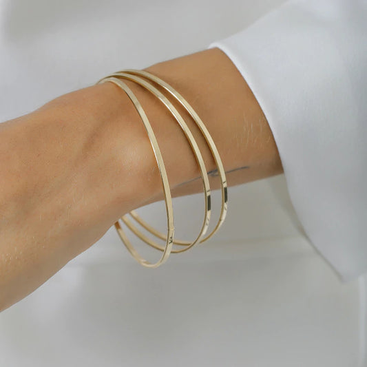 Minimalist Hoop Bracelet Mix
