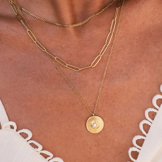 Cleopatra Necklace Mix 18K Gold Plated