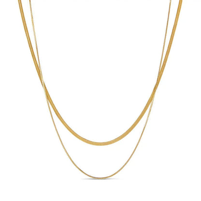Essentials Necklace Mix 18K Gold Plated